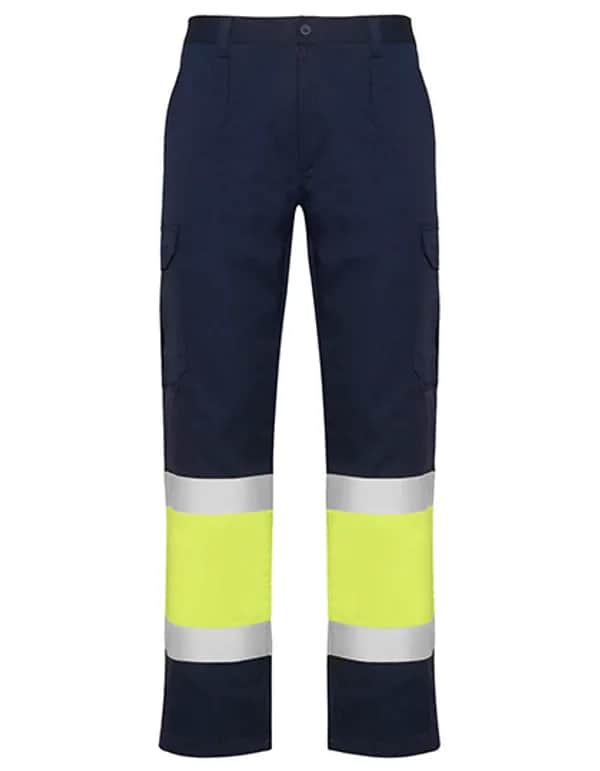 Naos Trousers - Navy Blue 55/Fluor Yellow 221