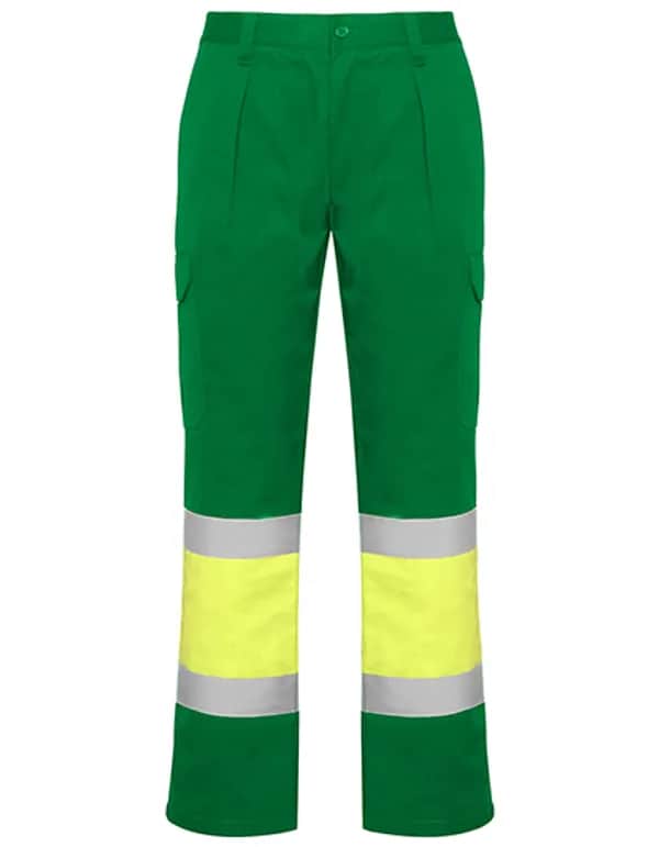 Soan Trousers - Garden Green 52/Fluor Yellow 221