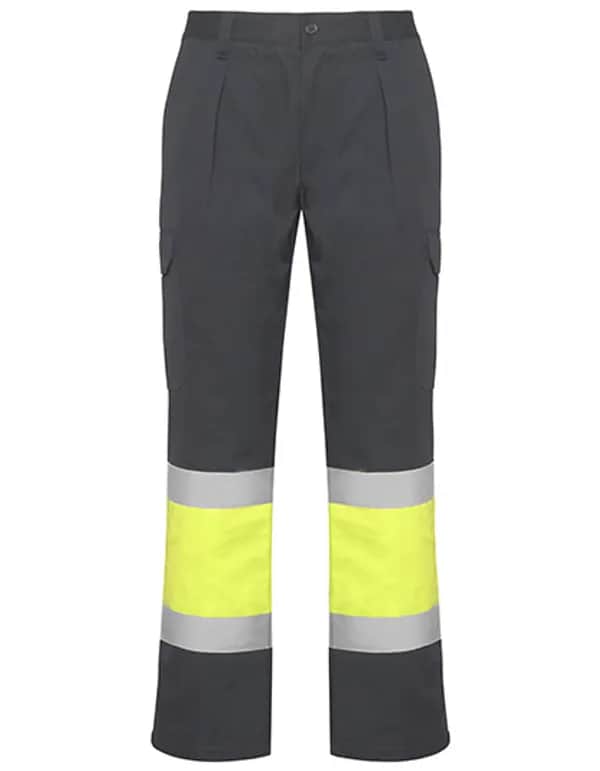 Soan Trousers - Lead 23/Fluor Yellow 221