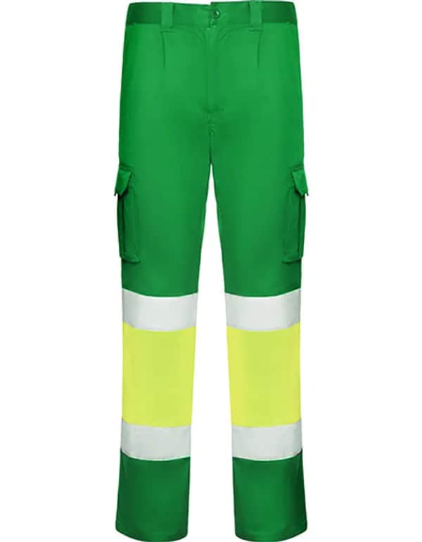 Trousers Daily Stretch Hi-Viz - Garden Green 52/Fluor Yellow 221
