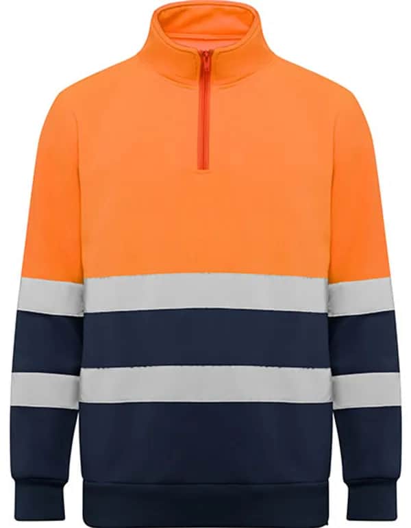 Sweatshirt Spica - Navy Blue 55/Fluor Orange 223