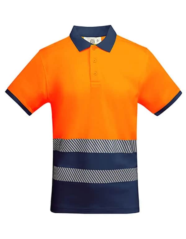 Poloshirt Atrio Shortsleeve - Navy Blue 55/Fluor Orange 223