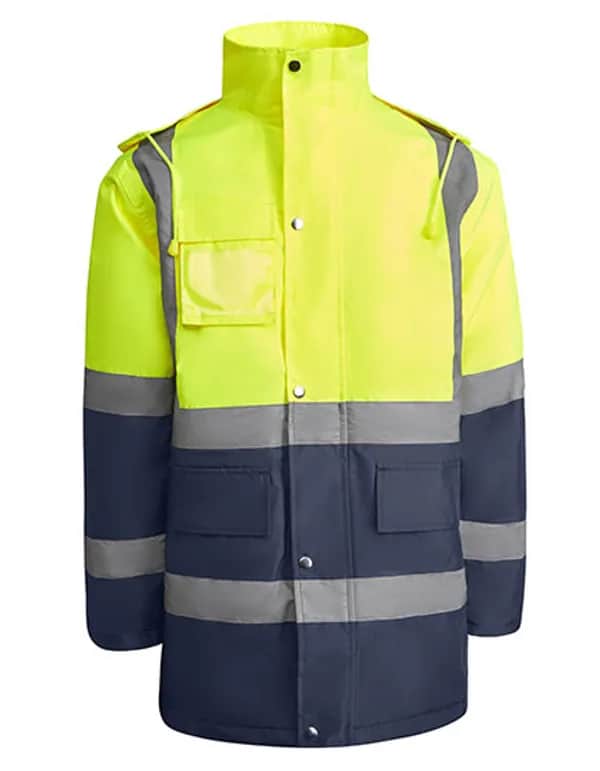 Jacket Merak - Navy Blue 55/Fluor Yellow 221