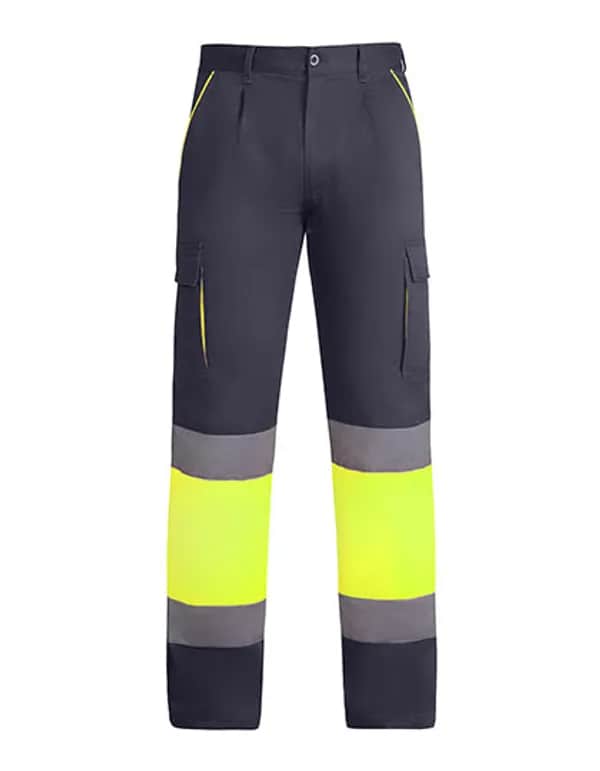 Trousers Enix - Lead 23/Fluor Yellow 221