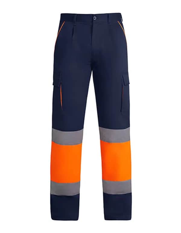 Trousers Enix - Navy Blue 55/Fluor Orange 223