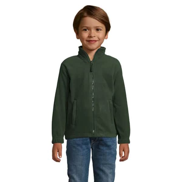 NORTH KINDER FL JACKE  300g - NORTH KIDS - Grün