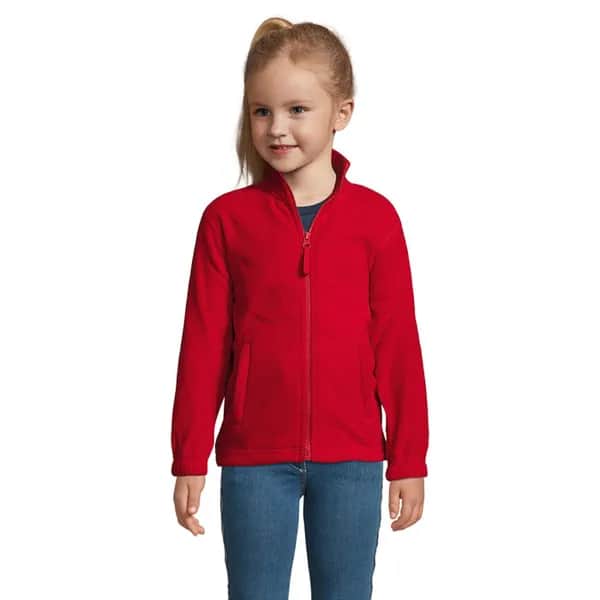 NORTH KINDER FL JACKE  300g - NORTH KIDS - Red