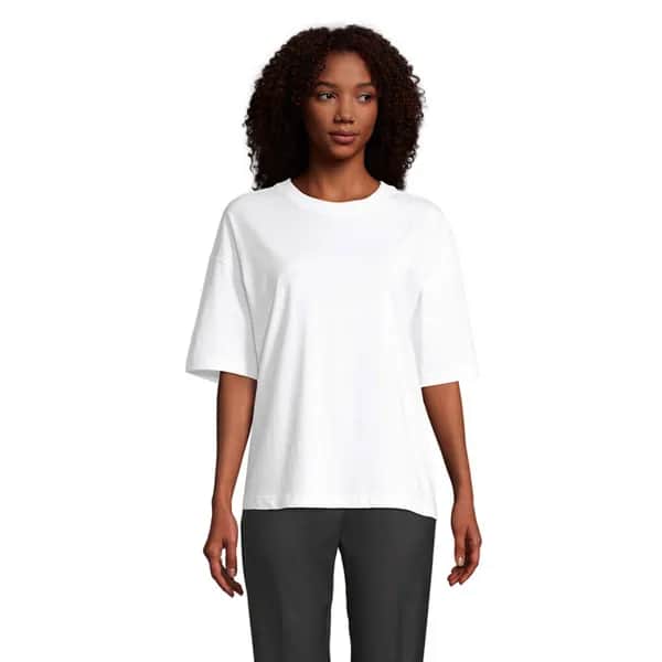 BOXY WOMEN T-SHIRT OVERSIZE - BOXY WOMEN - White