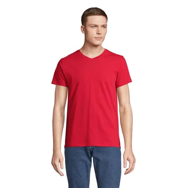REGENT V  V-NECK T-SHIRT - REGENT V - Red