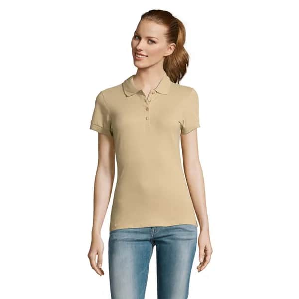 PASSION DAMEN POLO 170g - PASSION - Sand
