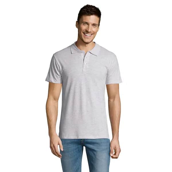 SUMMER II MEN Polo 170g - SUMMER II - Ash