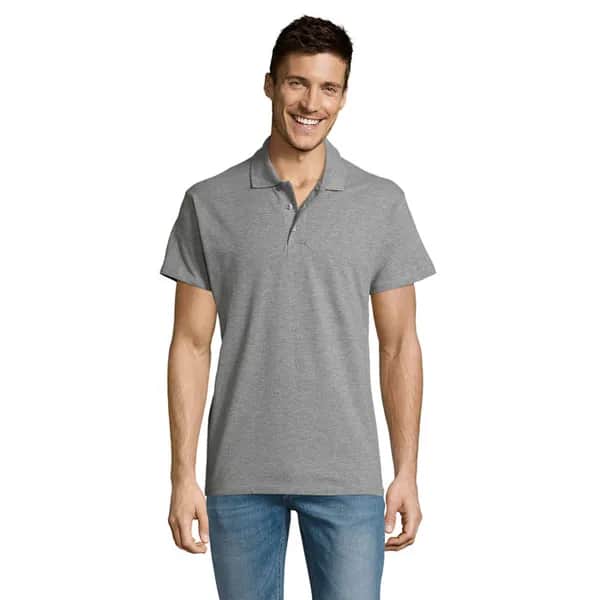 SUMMER II MEN Polo 170g - SUMMER II - Grau-Melange 2
