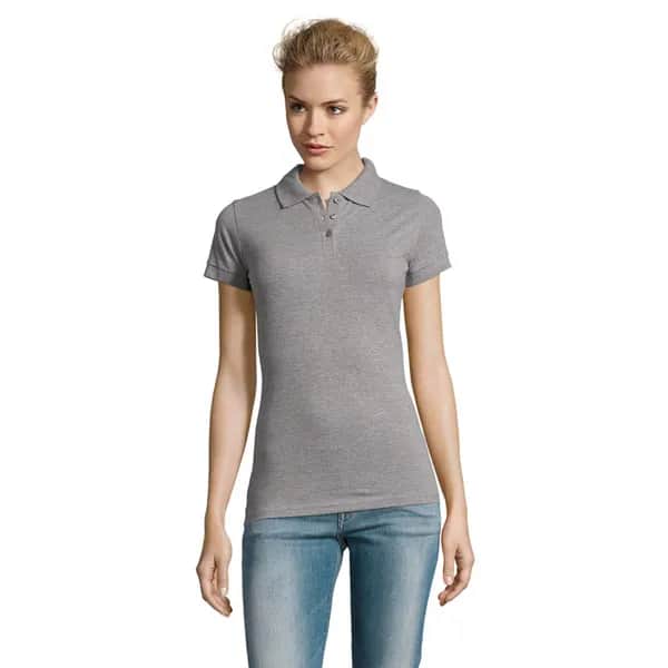 PERFECT DAMEN POLO 180g - PERFECT WOMEN - Grau-Melange 2