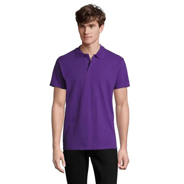 SPRING II MEN Polo 210g - SPRING II - Dark Purple