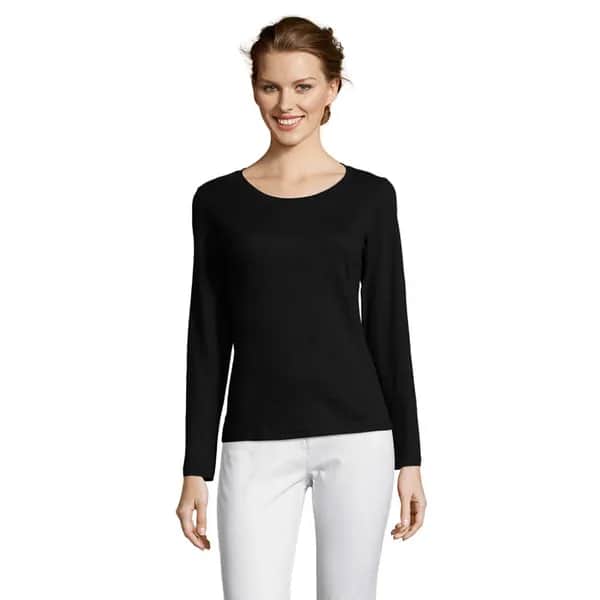 MAJESTIC DAMENT-SHIRT 150g - MAJESTIC - Deep Black