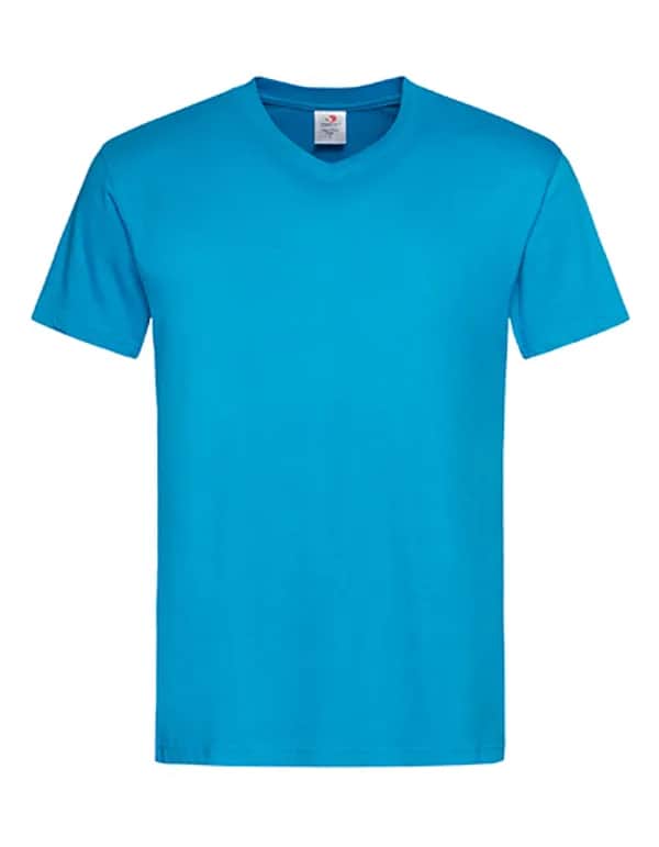 Classic-T V-Neck - Ocean Blue