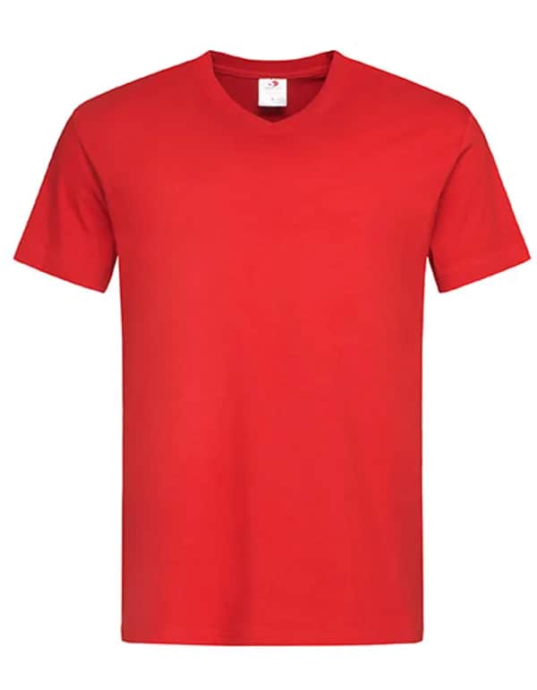 Classic-T V-Neck - Scarlet Red