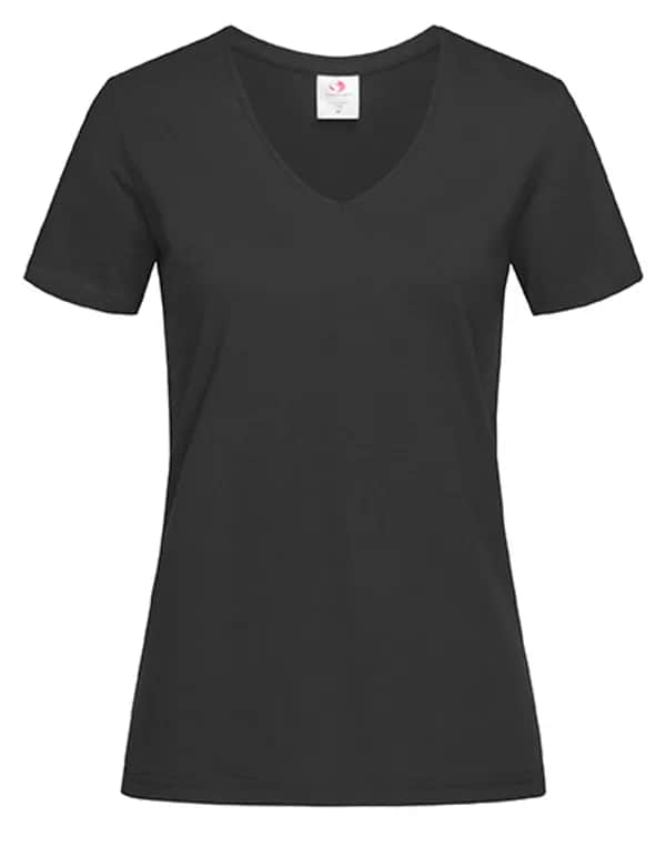 Classic-T V-Neck Women - Black Opal