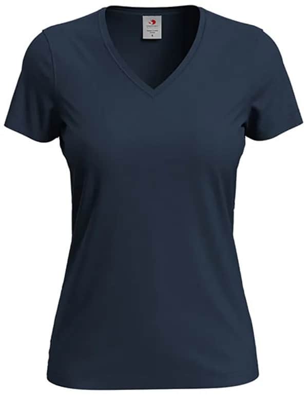 Classic-T V-Neck Women - Blue Midnight