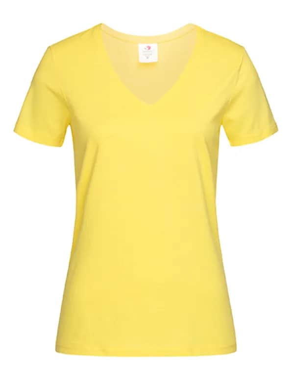 Classic-T V-Neck Women - Yellow