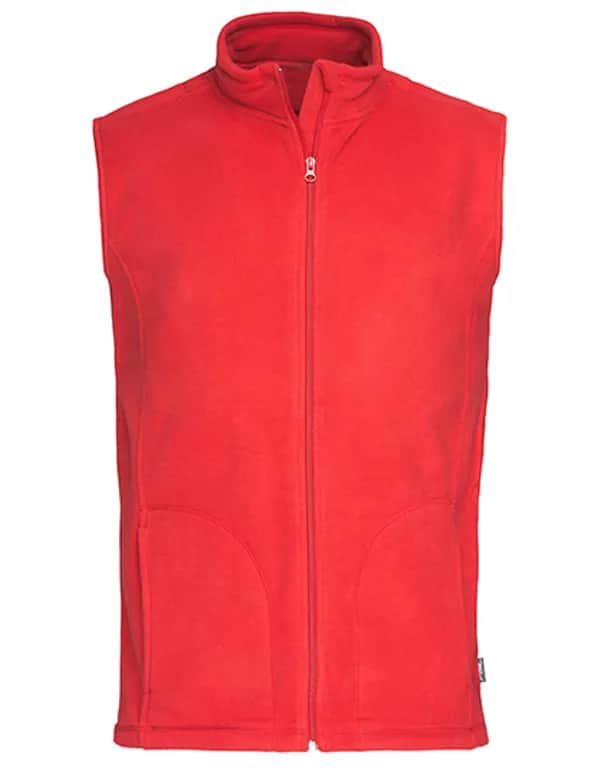 Classic Fleece Vest - Scarlet Red
