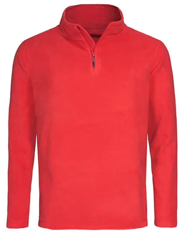 Classic Fleece Half-Zip - Scarlet Red