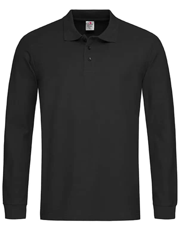 Classic Polo Long Sleeve - Black Opal