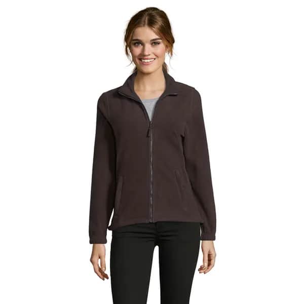 NORTH DAMEN FL JACKE  300g - NORTH WOMEN - Dark Chocolate
