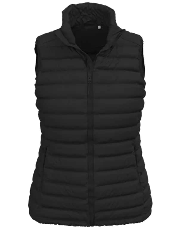 Lux Padded Vest Women - Black Opal