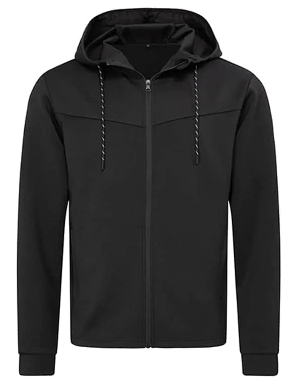 Recycled Scuba Jacket - Black Opal