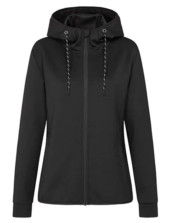 Recycled Scuba Jacket Women - Black Opal