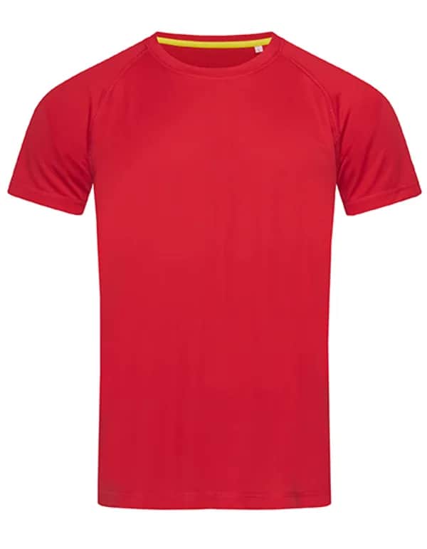 Mesh Raglan - Crimson Red