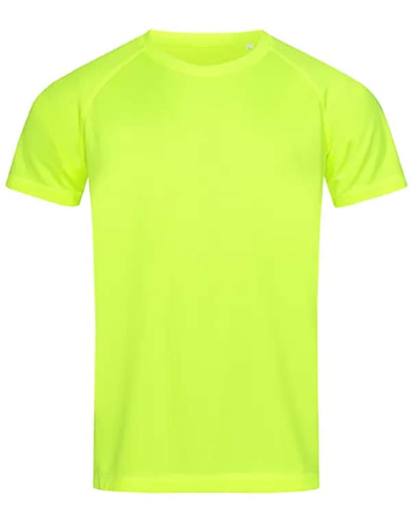 Mesh Raglan - Cyber Yellow