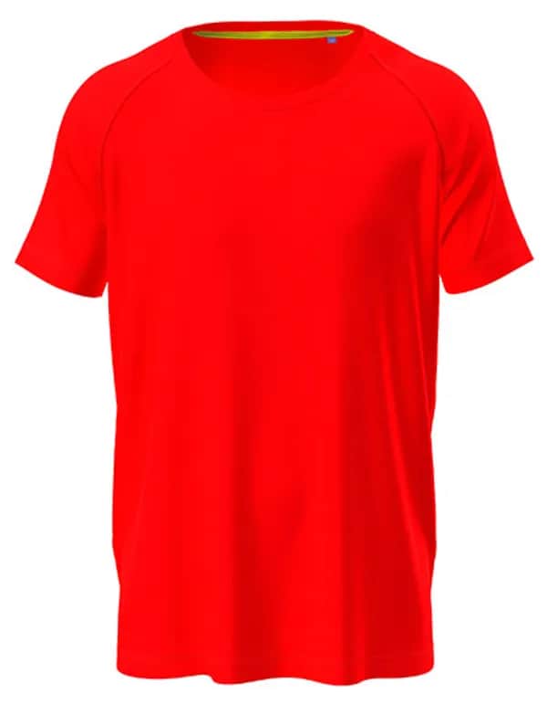 Mesh Raglan - Scarlet Red