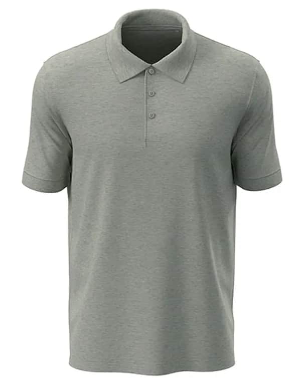 Lux Polo Men - Grey Heather