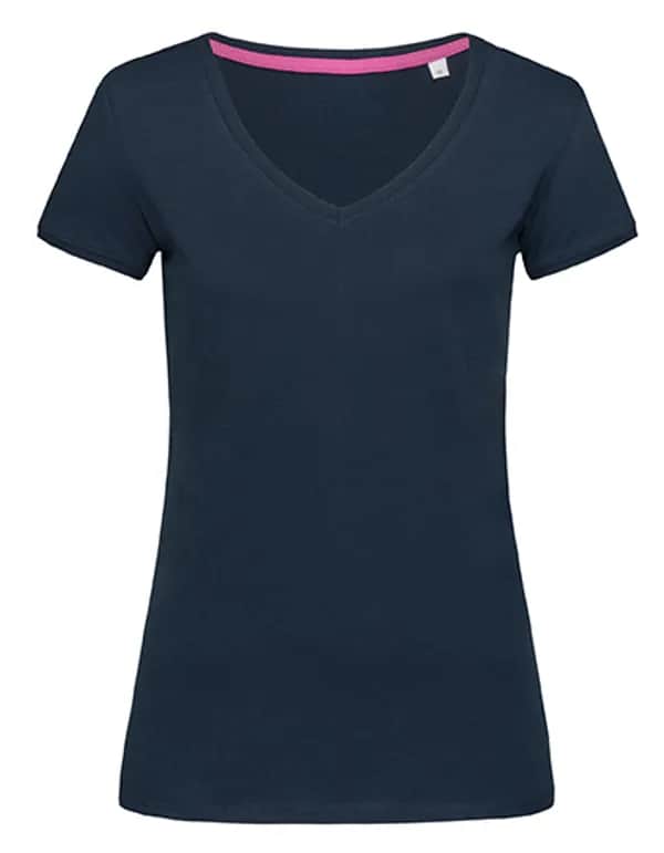 Megan V-Neck Women - Marina Blue