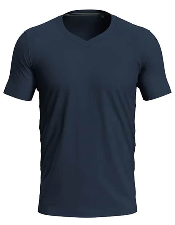 Stretch-T V-Neck - Blue Midnight