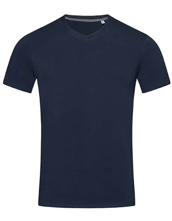 Stretch-T V-Neck - Marina Blue