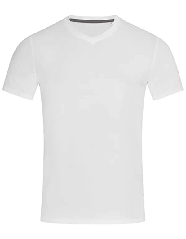 Stretch-T V-Neck - White