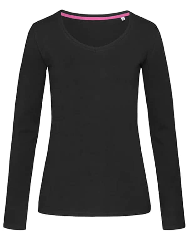 Stretch Long Sleeve Women - Black Opal