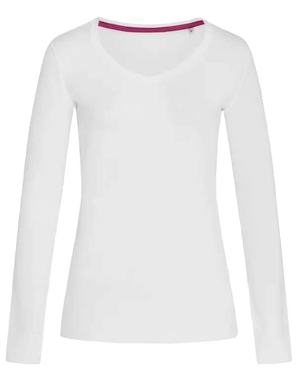 Stretch Long Sleeve Women - White