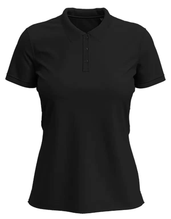 Stretch Polo - Black Opal