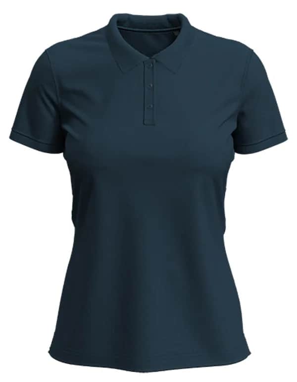 Stretch Polo - Marina Blue