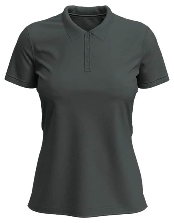 Stretch Polo - Slate Grey (Solid)