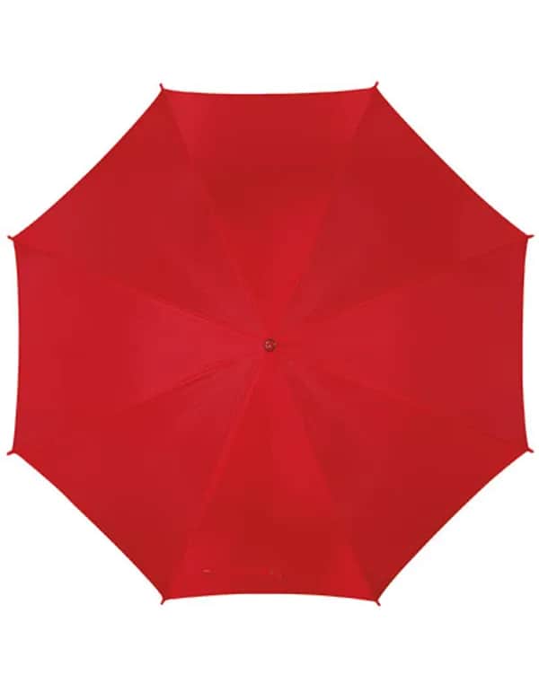 Automatik Stockschirm mit Kunststoffgriff - Red