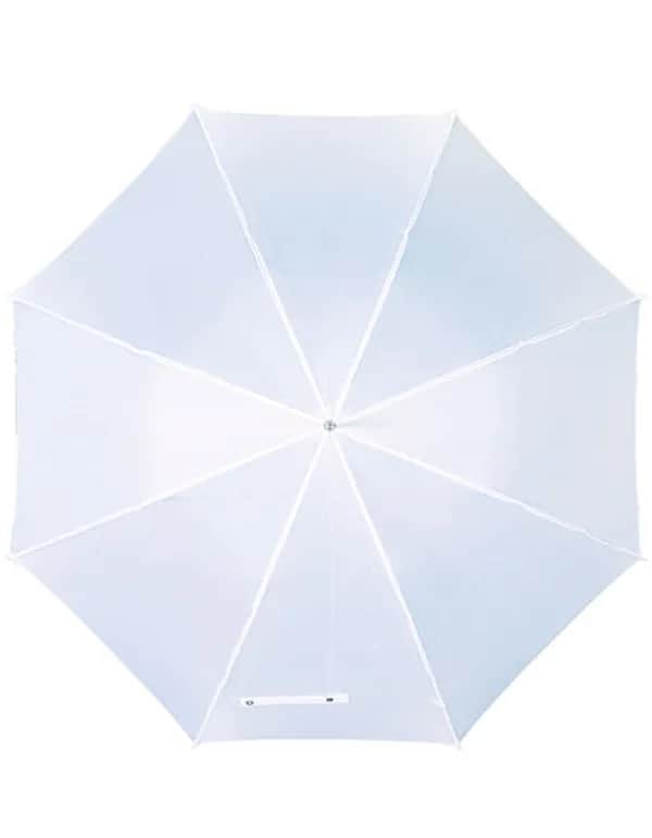 Automatik Stockschirm mit Kunststoffgriff - White