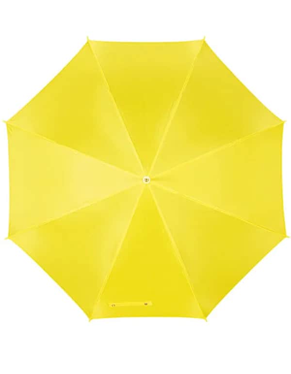 Automatik Stockschirm mit Kunststoffgriff - Yellow
