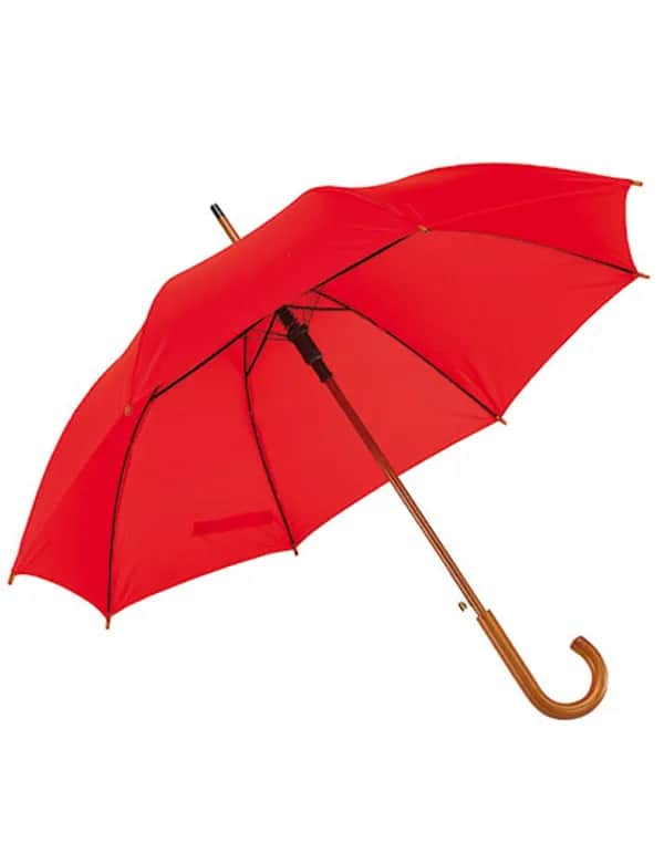 Automatischer Holzstockschirm Tango - Red