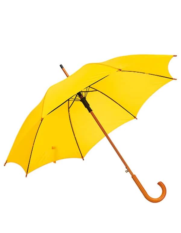 Automatischer Holzstockschirm Tango - Yellow