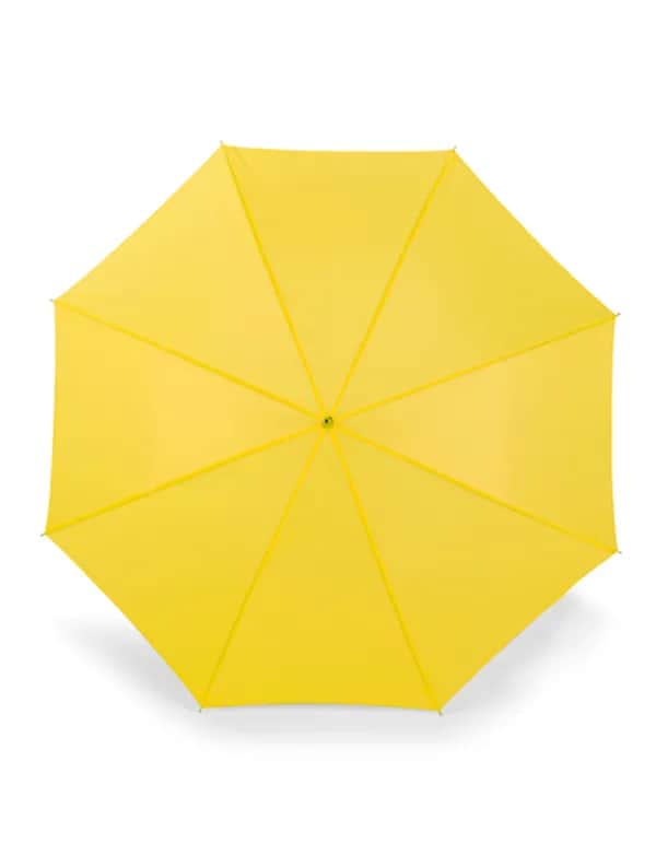 Stockschirm Automatik Holzgriff - Yellow